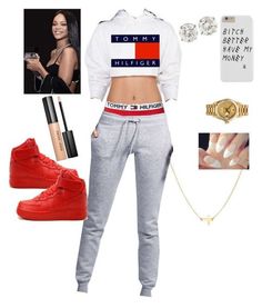 Tommy Hilfiger Fashion, Chill Outfits, Tommy Hilfiger Sweater, Cute Swag Outfits, Girls Fashion Clothes