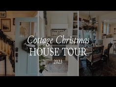 the cottage christmas house tour has been featured in this post - it - yourself video