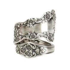 PRICES MAY VARY. Title: 925 silver sunflower spoon ring.. Product Type: Departments > Women > Jewelry > Rings > Statement Flower Wedding Ring, Sterling Silver Spoon Ring, Engagement Party Gifts, Silver Spoon Ring, Birthday Gift Ring, Engraved Flower, Sterling Silver Spoons, Retro Ring, Spoon Ring