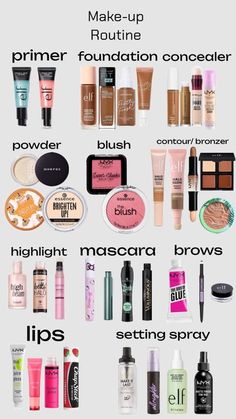 Makeup Cantik, Essence Makeup, Makeup List, Makeup For Black Skin, Makeup Artist Tips, Makeup Help, Smink Inspiration