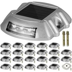 12 pack solar powered motion sensor security light