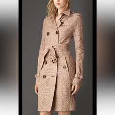 In Excellent Like New Condition Us Size 2 Approximate Measurements: Shoulder 14.5” Armpit To Armpit 17.5” Back Center Collar To Hem Length 38” Burgundy Trench Coat, Poncho Raincoat, White Trench Coat, Rain Trench Coat, Beige Crochet, Grey Trench Coat, Burberry Coat, Burberry Trench Coat, Tailored Coat