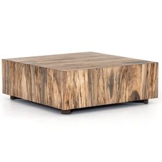 SPALTED PRIMAVERA SQUARE COFFEE TABLE Square Wood Coffee Table, Coffee Table Pottery Barn, Cube Coffee Table, Large Square Coffee Table, Forces Of Nature, Square Coffee Table, Coffee Tables For Sale, Plywood Furniture, Modern Home Office