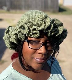 Type: Beanie  Bucket hat Style: Ruffles Casual Brimmed Fitted Bonnet, Casual Fitted Brimmed Bonnet, Fitted Knitted Acrylic Beanie, One Size Acrylic Beanie Bonnet, Fitted Warm Brimmed Hat, Warm Brimmed Hat, Warm Fitted Brimmed Hat, Fitted Knit Beanie Bonnet, Hand Knitted Fitted Beanie