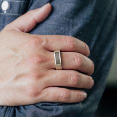 CBM-4 Mimicking a traditional masculine design, this 14k yellow gold men's memorial ring was designed with simplicity, subtlety, and strength in mind. Wear it daily as a reminder of the connection that has shaped you, or for special occasions that you know your loved one would want to attend by your side. Dimensions:Setting: 6 x 14mmBand Width: 8mm All dimensions are approximate and may vary slightly with every casting. Please Note: Jewelers recommend increasing your true ring size measurement b Cremation Ring, Memorial Ring, Masculine Design, Ashes Jewelry, Sterling Silver Mens, Mens Band, Pendant Bracelet, Wide Bands, Silver Man