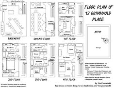 floor plans for the first and second floors of an apartment building with two bedroom, one bathroom