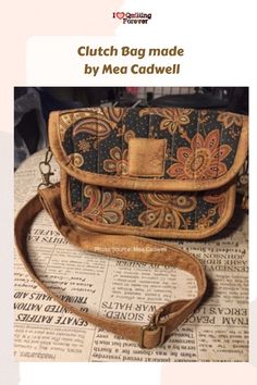 Clutch Bag made by Mea Cadwell Rice Bags