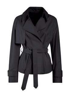 Simplicity and elegance in a single Daisy Italian Lambskin Leather Jacket. An iconic heritage piece is given a contemporary touch, ready to wear in all seasons. With a tailored but relaxed cut, it manages to accentuate the waist with a belt. Elegant Black Outerwear With Belted Cuffs, Chic Tailored Outerwear With Belted Cuffs, Elegant Outerwear With Belt And Lapel Collar, Designer Belted Outerwear For Fall, Luxury Fitted Outerwear With Belted Cuffs, Classic Belted Formal Outerwear, Modern Outerwear With Hidden Button Closure For Evening, Modern Evening Outerwear With Lapel Collar, Chic Business Outerwear With Belt Detail