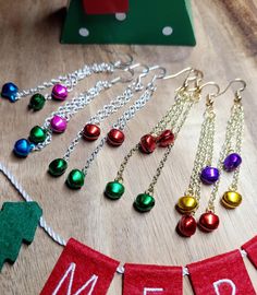 Christmas Jingle Bells, Cricut Earrings, Christmas Jingles, Jewerly Beads, Jingle Bell, Christmas Earrings, Etsy Earrings Dangle