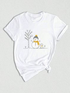 **Christmas Snowman And Dog Shirt - Celebrate the Holidays in Style!** Get ready to embrace the festive spirit with our delightful **Christmas Snowman And Dog Shirt**! This charming tee features an adorable snowman alongside a playful pup, making it the perfect addition to any dog lover's holiday wardrobe. Crafted from a soft, breathable cotton blend, this shirt promises comfort and style whether you're attending a holiday gathering, taking a winter stroll with your furry friend, or just enjoying cozy nights at home. Available in a range of sizes, from small to 3XL, our custom shirt ensures a perfect fit for everyone in the family! Our **Christmas Snowman And Dog Shirt** is not just a piece of clothing; it's a statement of joy and love for the season. The vibrant inks used in our unique de Snowman Shirt, Christmas Tree Shirt, Comfy Leggings, Winter Shirts, Tree Shirt, Holiday Wardrobe, Cute Snowman, Custom Shirt, Winter Fun