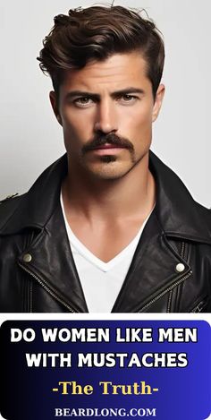 Curious if women are into mustaches? The answer may surprise you! From classic styles to modern looks, find out how women really feel about men with mustaches. Click to uncover whether growing one is a game-changer for your look or a style misstep! #MustacheStyle #Men’sGrooming #FacialHair #Women’sOpinion #MustacheGoals Men With Mustaches, Thick Mustaches, Low Taper Fade Haircut, Growing A Mustache, Mustache Styles