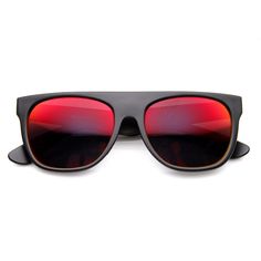 Our modified 8090, a version of the iconic horned rim frame that features a flat top design and flash colored lenses. With such a unique shape and eye catching lenses, you will be sure to stand out from the rest with these flat tops. Made with an acetate based frame, metal hinges, and reflective flash UV protected lenses. Measurements: 53-16-43 / 140mm 90s Sports, Black Fire, Stylish Sunglasses, Top Design, Retro Chic, Flats Top, True Vintage, Rayban Wayfarer, Vintage Inspired