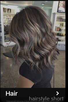 Grey Blending Brunette, Ash Brown Hair With Highlights, Different Hair Cut, Ash Brown Hair, Dark Brunette Hair, Hair Fixing, Bangs With Medium Hair, Blending Gray Hair, Balayage Hair Dark