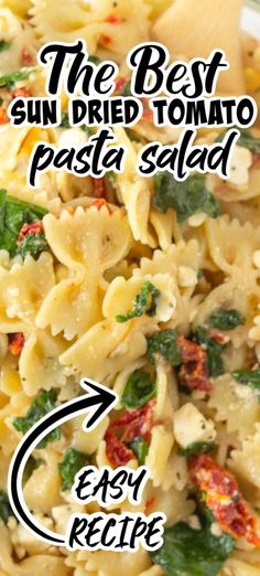 the best sun dried tomato pasta salad recipe