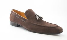 Style: 1377-05S-Brown Exquisite slip-on Venetian Loafer in Supple Suede from the Carrucci by Maurice collection features tone on tone Calfskin lacing and tassel detailing! Brown Slip-on Moccasins With Tassels, Brown Slip-on Tassel Loafers For Galas, Brown Tassel Loafers For Galas, Brown Tassel Slip-on Moccasins, Brown Tassel Moccasins For Formal Occasions, Elegant Brown Slip-on Tassel Loafers, Formal Tassel Slip-on Moccasins, Formal Brown Tasseled Moccasins, Brown Tasseled Moccasins For Galas