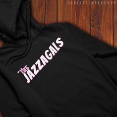 Hey, I found this really awesome Etsy listing at https://www.etsy.com/listing/906271150/jazzagals-hoodie-schitts-creek-hoodie David Rose, Knit Cuff, Shirt Price, Pocket Pouch, Rib Knit