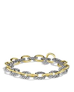 David Yurman Oval Link Bracelet with Gold, 8 Silver Earrings Online, Modern Silver Jewelry, Silver Rings With Stones, Gold And Silver Bracelets, Silver Jewelry Design, Necklace For Girlfriend, David Yurman Jewelry, Gold Bracelet Cuff, Silver Jewels