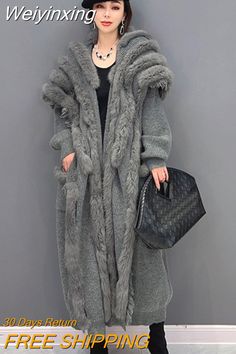 Shipping: Worldwide Express Shipping AvailableDelivery time: 🚚7-15Days Fast ShippingReturns: Fast refund,💯100% Money Back Guarantee. Silk Party Dress, Faux Fur Cardigan, Plush Coat, Vintage Black Glamour, Linen Cardigan, Loose Cardigan, Cardigan Winter, Outwear Women, Party Dress Long Sleeve