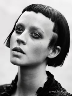 hji.co.uk hairstyle by Frank Apostolopoulos picture by Andrew O'Toole Short Fringe, Hairstyle Gallery, Grunge Hair, 인물 사진, Short Bob Hairstyles