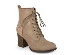 Baylor Bootie Welding Boots, Block Heel Ankle Boots, Heel Ankle Boots, Block Heel Boots, Lace Up Booties, Journee Collection, Shoes Booties, Suede Booties, Heeled Ankle Boots