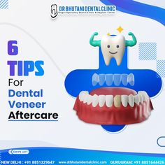 Proper aftercare is crucial for maintaining the longevity and appearance of your dental veneers✨🦷 Checkout 6 tips to help you take care of your Dental Veneers🙂✅ . . 𝐅𝐨𝐫 𝐀𝐩𝐩𝐨𝐢𝐧𝐭𝐦𝐞𝐧𝐭:- 🌐 :- www.drbhutanidentalclinic.com 📞 :- +91 8851644426 . #DrBhutaniDentalClinic #bestdentist #dentaltreatment #dentalhealth #dentaltreatment #dentalclinicindelhi #bestdentalclinicindelhi #dentist #dentalclinic #dentalcare #dentalhygiene #dentalcleaning #dentalclinicindelhi Dental Veneers, Delhi India