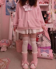 My Melody Outfit, Kawaii Outfit, Kitty Clothes, 일본 패션, Hello Kitty Clothes, Kawaii Fashion Outfits, Outfit Jeans, Grunge Goth