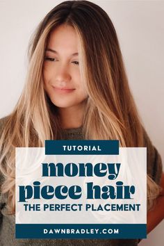 Money Piece With Straight Hair, Beige Blonde Hair With Money Piece, Face Framing Highlights How To, How To Bleach Money Piece, Face Framing Highlights Tutorial, Money Piece Hair Placement, Diy Face Frame Highlights, How To Do Face Framing Highlights, How To Foil Money Piece