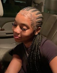 Latto Braid, Fast Braided Hairstyles, Fast Braided Hairstyles Black, Edges Ideas, Braided Hairstyles Black, Cute Weave Hairstyles, Hairstyles Cornrows, Quick Braids, Curly Weave Hairstyles