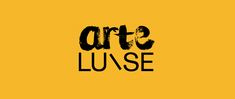 the word art2 luse written in black ink on a yellow background