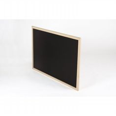 an empty blackboard on a white background