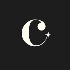 the letter c with a star on it