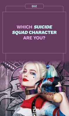 Which 'Suicide Squad' Character Are You? Zimbio Quizzes, Book Quizzes, Harleen Quinn, Quizzes Funny, How To Approach Women, Steampunk Couture, Small Home Decor, League Of Legends Memes, Top Nails