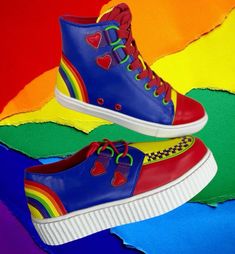 🌈 Happy Pride Month!🌈 Our pride collection has just restocked on our website! 🌈 #lovewins Silly Clothes, Pride Makeup, Happy Pride Month, Pride Collection, Happy Pride, Pride Month, Rainbow Pride, Waxed Cotton, Platform Boots