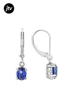 1.68ctw Oval Nepalese Kyanite Rhodium Over Sterling Silver Dangle Earrings. Measures Approximately 0.97"L x 0.21"W. Leverbackings. Sterling Silver Jewelry With Lever Back For Formal Occasions, Classic Sapphire Dangle Jewelry, Formal Sterling Silver Jewelry With Lever Back, Classic Sterling Silver Jewelry With Lever Back, Silver Oval Diamond Earrings With Gemstone, Oval Sterling Silver Diamond Earrings, Silver Dangle Earrings, Blue Kyanite, Sterling Silver Dangle Earrings