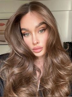 Soft Healthy Hair, Rambut Brunette, Korean Hair Color, Honey Brown Hair, Brown Hair Looks, Brown Hair Inspo, Honey Hair, Inspo Instagram, Haircuts For Medium Hair