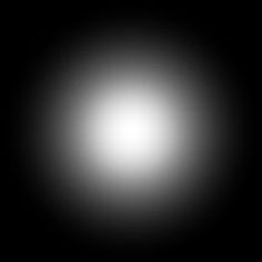 a black and white image of a bright light in the night sky with only one light visible