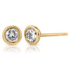 14k yellow gold and diamond stud earrings. They will make a great companion to your beautiful wedding. They are very elegant for daily use or for official gatherings.SOLD AS PAIR.Material;***14k solid gold studs***Round diamonds are 2.8mm and 0.17ct weight total.***Bezel settings.***14k gold backings included. Thanks for visiting Melt'm Design Studio Gold Studs, Bezel Setting, Diamond Earrings Studs, Diamond Studs, Round Diamonds, Beautiful Weddings, Solid Gold, Yellow Gold, Stud Earrings