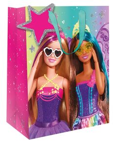 two barbie dolls are wearing sunglasses and one is holding her hair in the other's hand