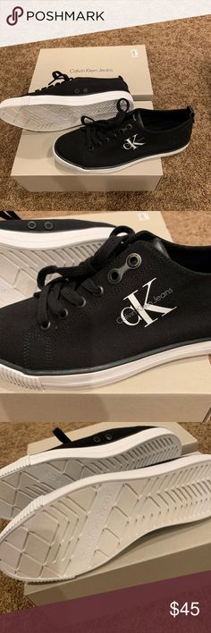 shoes Calvin Klein Jeans shoes Calvin Klein Shoes Athletic Shoes Casual Calvin Klein Sneakers With Round Toe, Calvin Klein Black Sneakers, Jeans Shoes, Calvin Klein Shoes, Shoes With Jeans, Calvin Klein Black, Calvin Klein Jeans, Shoes Athletic, Vans Sneaker