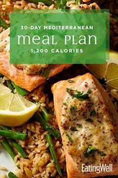 30-Day Mediterranean Diet Meal Plan: 1,200 Calories 1200 Calorie Diet Meal Plans, Daily Meal Plan, Ketogenic Meal Plan, Ketogenic Diet Meal Plan, Ketogenic Diet Plan, 1200 Calories, 200 Calories