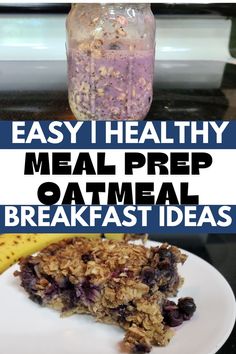 Start your day right with these delicious and healthy meal prep oatmeal ideas! From overnight oats to oatmeal muffins, these recipes are perfect for busy mornings. Fuel your day with nutritious ingredients and enjoy a variety of flavors. Easy Summer Meal Prep, Meal Prep Oatmeal, Oatmeal Meal Prep, Summer Meal Prep, Baked Oatmeal Recipes Healthy, Oatmeal Ideas, Baked Muffins, Slow Cooker Oatmeal, Healthy Oatmeal Recipes