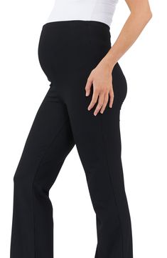 These ribbed pants cut in a flare-leg silhouette are so supersoft and stretchy that you'll want to wear them through your pregnancy and beyond. Elastic waist 80% nylon, 20% elastane Hand wash, dry flat Imported Rib Flare, Ribbed Pants, Ribbed Flares, Pre Pregnancy, Maternity Pants, Nordstrom Store, Anniversary Sale, Elastic Waist, Hand Wash