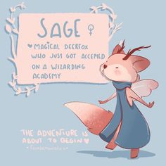 a cartoon mouse with a sign in the background that says, sage? magical doctor who just got accorded on a wizarding activity about to begin