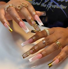 Curved Nails Black Women, Ballerina Nails Long, Nails Black Women, Urban Nails, Curved Nails, Sassy Nails, Pink Ombre Nails, Diy Acrylic Nails, Nails Today