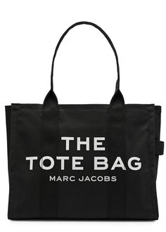 Long Description#Info & Care# Marc Jacobs canvas tote  Two top handles, logo print, tab detail at side, designer plaque at back, two internal patch pockets, internal zip-fastening pocket, fully lined Zip fastening across top #Size & Fit# Width: 16.5 inches/ 42cm  Height: 12.5 inches/ 32cm  Depth: 7 inches/ 18cm  Top handle drop: 9.5 inches/ 24cm Medium Tote Bag, Marc Jacobs Tote, Webbing Strap, Jacob Black, Medium Tote, Large Tote Bag, Large Canvas, Black Canvas, Black Tote Bag