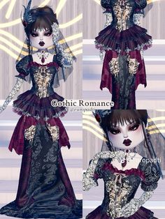 Gothic Romance Outfit Women, Goth Romance Outfit, Goth Outfits Dress To Impress, Dark Fairy Royale High Outfit, Dti Gothic Theme Outfit, Dress To Impress Theme Gothic Romance, Dress To Impress Gothic Theme, Dti Gothic Romance Theme Outfit, Gothic Dti Outfit