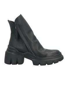 Leather No appliqués Solid color Leather backing Zipper closure Round toeline Square heel Rubber heel Rubber cleated sole Contains non-textile parts of animal origin Women's Ankle Boots, Ankle Boots Black, Womens Ankle Boots, Rubber Heels, Black Ankle Boots, Boots Black, Biker Boot, Wedge Boot, Calf Skin