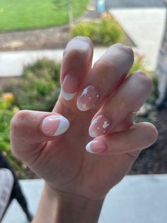 French Tip Disney Nail Designs, Disney Nails Easy Simple, Plain Disney Nails, Disney Nails Classy, Simply Disney Nails, Round Disney Nails, Disney French Tips