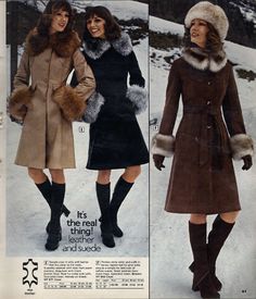 70 Winter Fashion, 1960s Fashion Winter, Winter 1970s Fashion, Winter 60s Fashion, 70s Winter Outfits Vintage, 1974 Outfits, Winter Outfit Vintage, Russian Vintage Fashion, 1970s Autumn Fashion