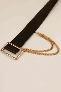 Elevate any outfit with our PU Leather Wide Belt! This stylish accessory features a trendy chain detail and is made with high-quality PU leather for a luxurious look and feel. Add a touch of edge and sophistication to your wardrobe with our versatile and durable wide belt! Material: PU Imported Product measurements: Size: 40*1.85 in Buckle: 1.8 in Luxury Belts Women, Belt With Chain, Tennis Shoe Heels, Luxury Belts, Blue Zones, Wide Leather Belt, Bold Accessories, Wide Belt, Bra Set